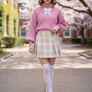 SOLD Pink Turtleneck Sweater